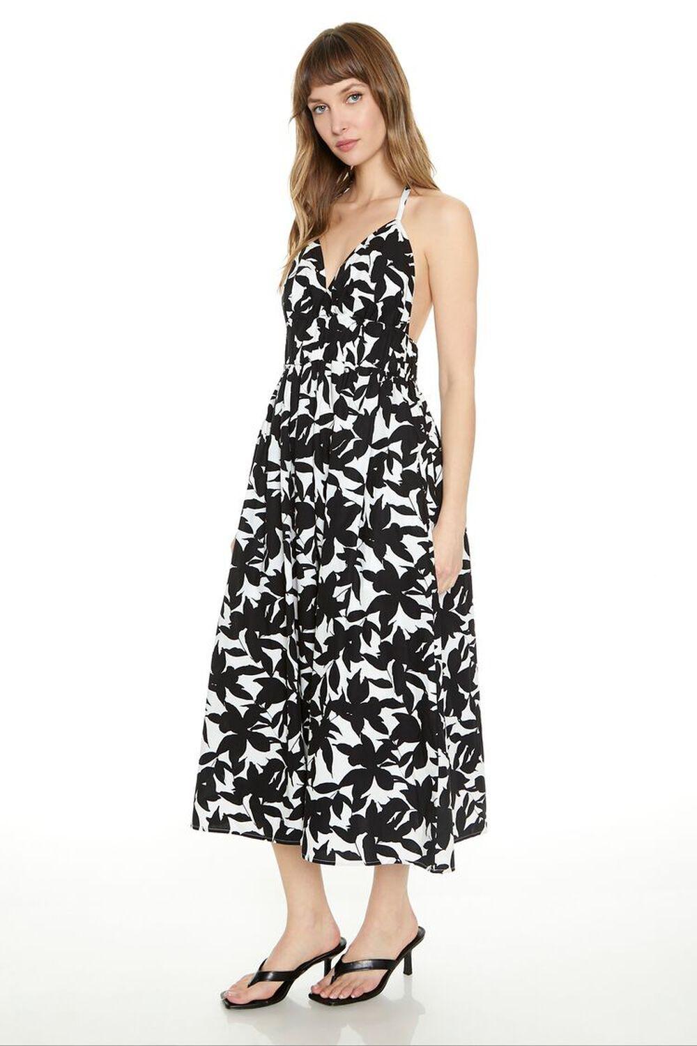 Floral Print Halter Midi Dress | Forever 21 Product Image