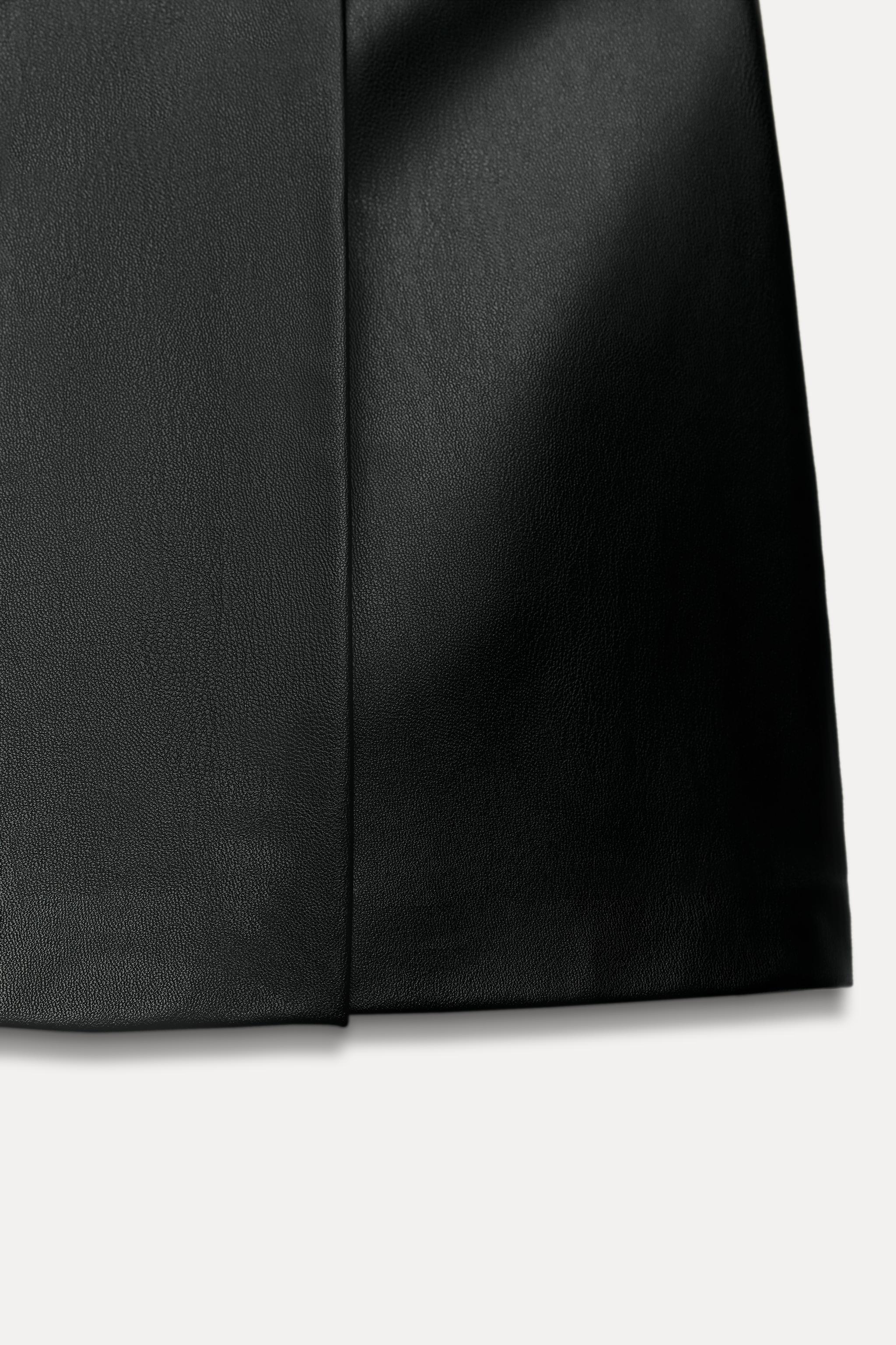 FAUX LEATHER SKORT Product Image