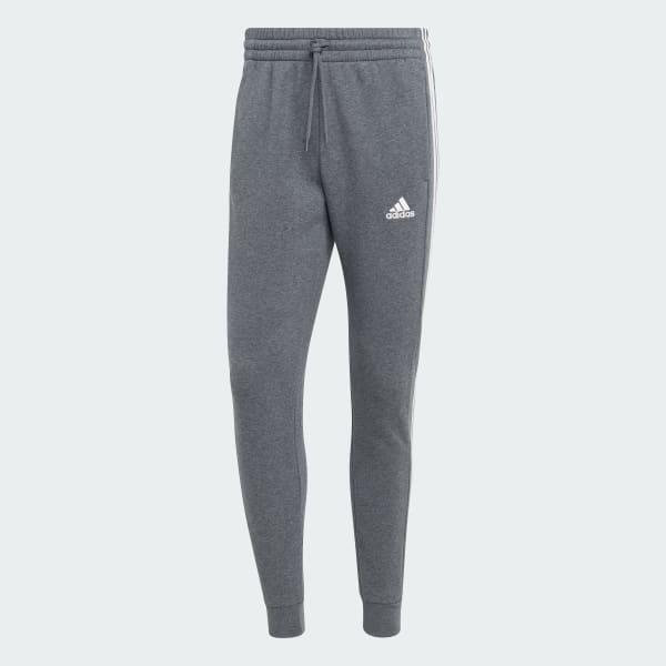 Essentials Fleece 3-Stripes Tapered Cuff Pants Product Image