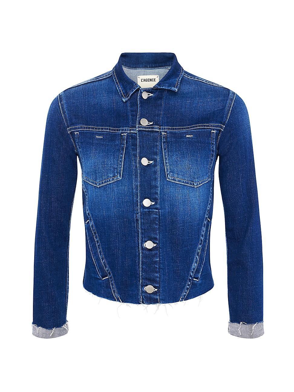 Womens Janelle Stretch Denim Jacket Product Image