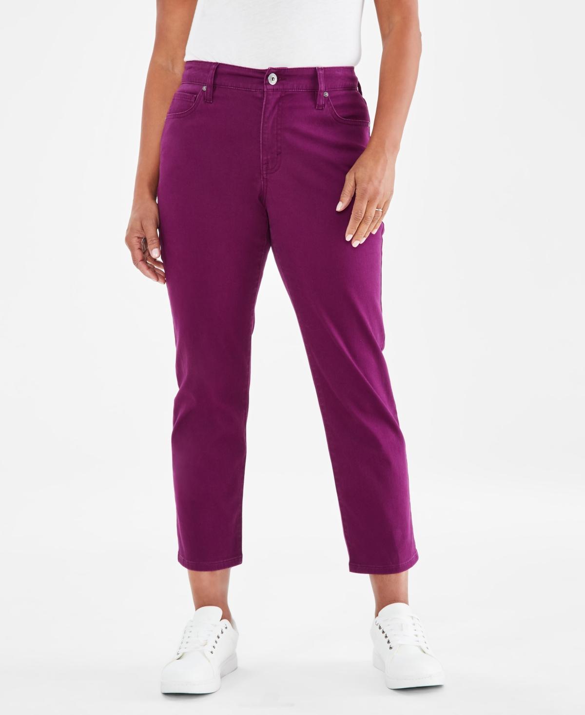 Women's Mid-Rise Curvy Capri Jeans, Created for Macy's Product Image