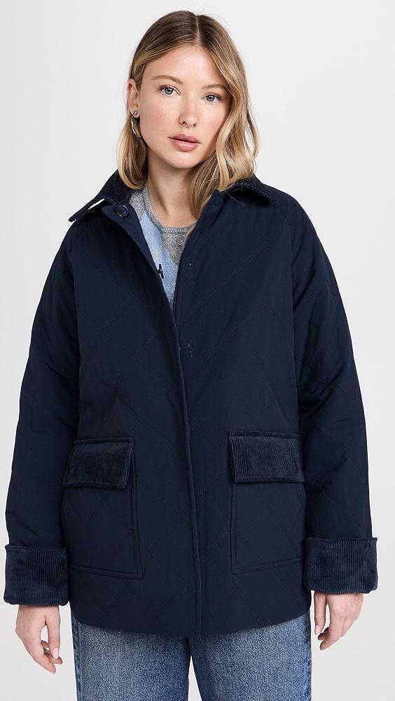 ALIGNE Betty Reversible Wax Coat | Shopbop Product Image