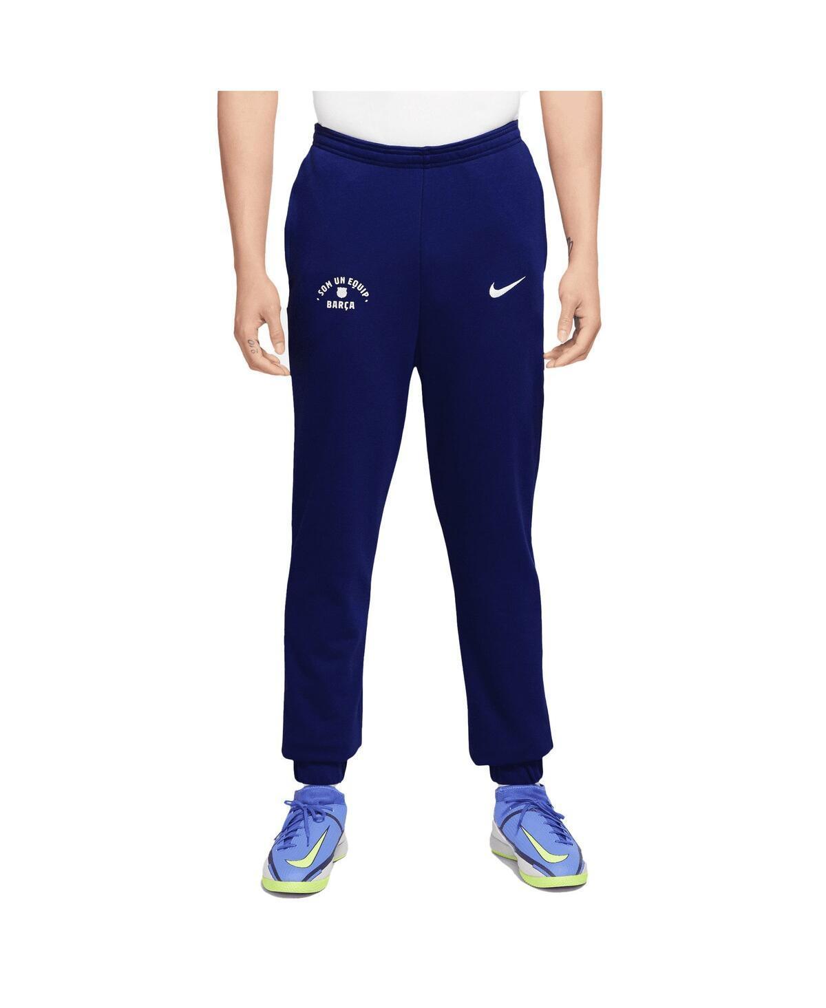 Mens Nike Blue Barcelona Fleece Pants Product Image