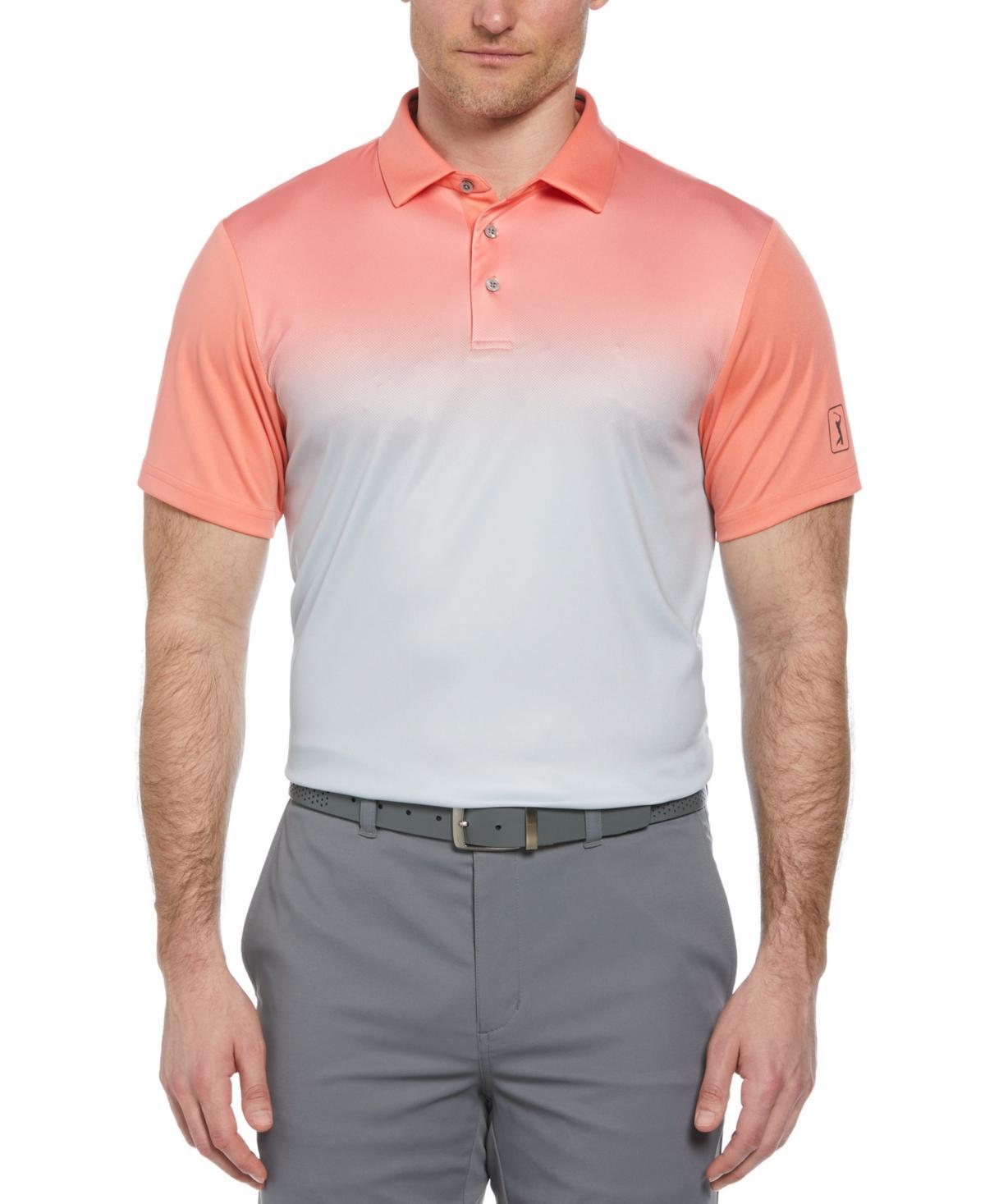 Pga Tour Mens Ombre Short Sleeve Performance Polo Shirt Product Image