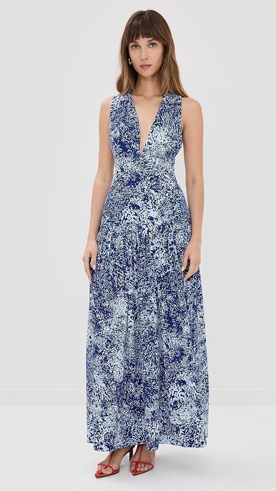 Proenza Schouler Simone Dress In Printed Crepe | Shopbop Product Image