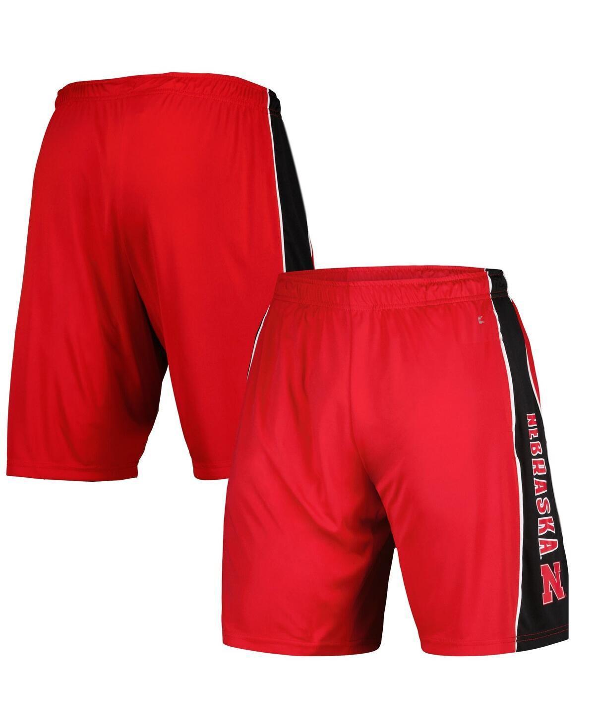 Mens Colosseum Scarlet Nebraska Huskers Panel Shorts Product Image