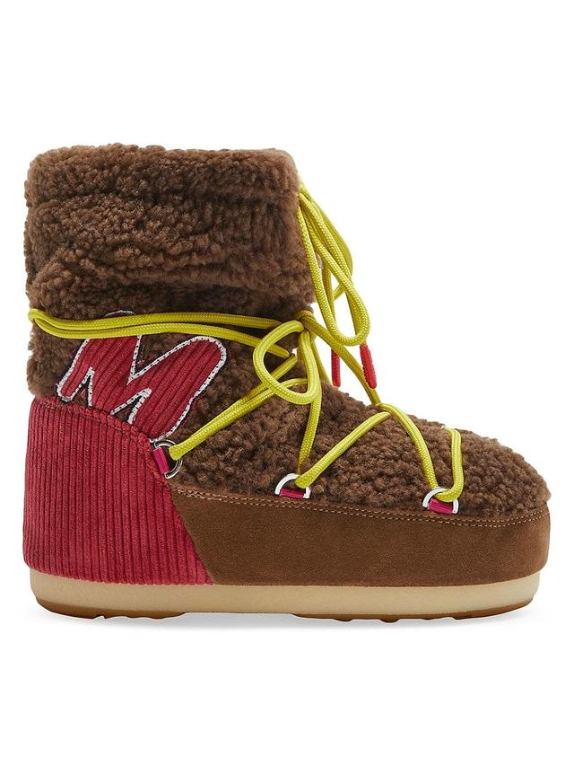 Mens Unisex Icon M-Patch Shearling Ankle Boots Product Image