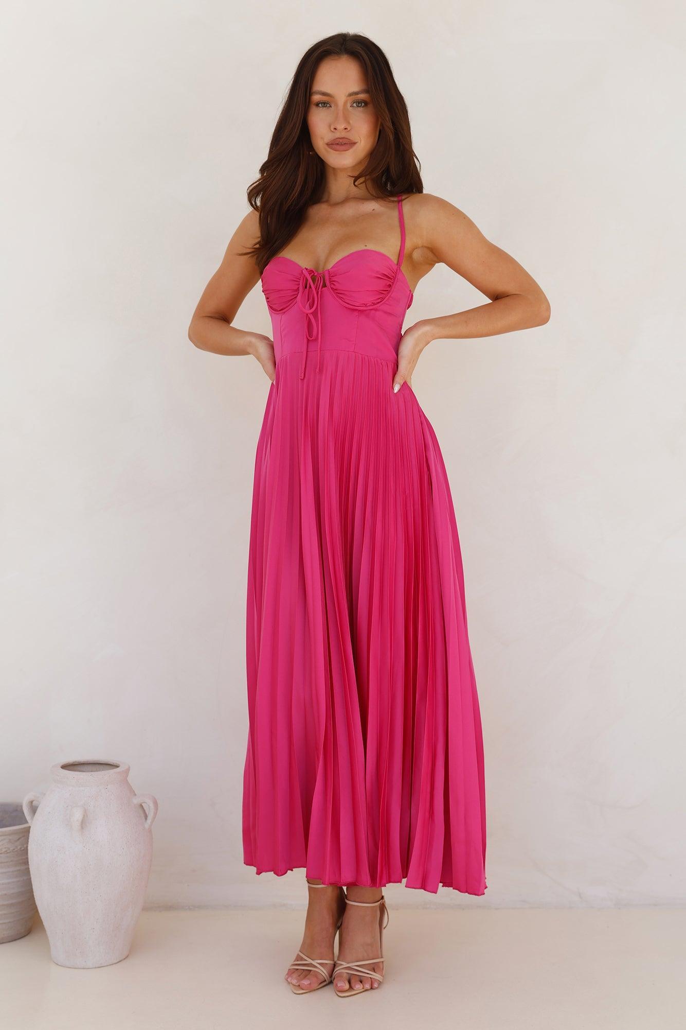 Classy Lover Maxi Dress Pink Product Image