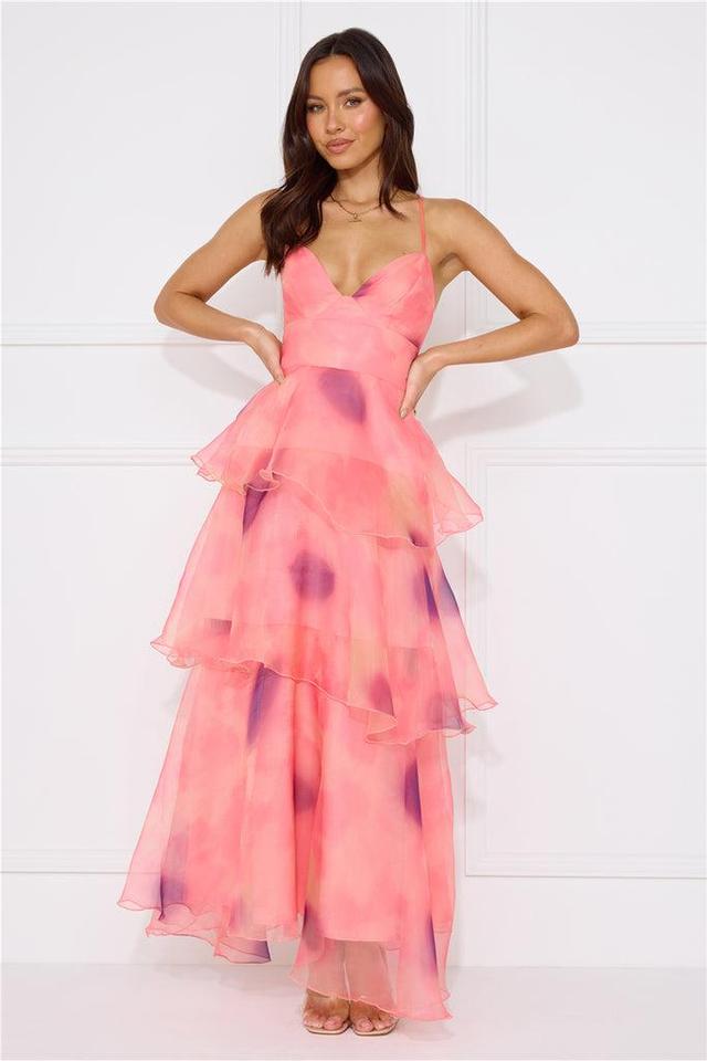 Summer Destination Maxi Dress Pink Product Image