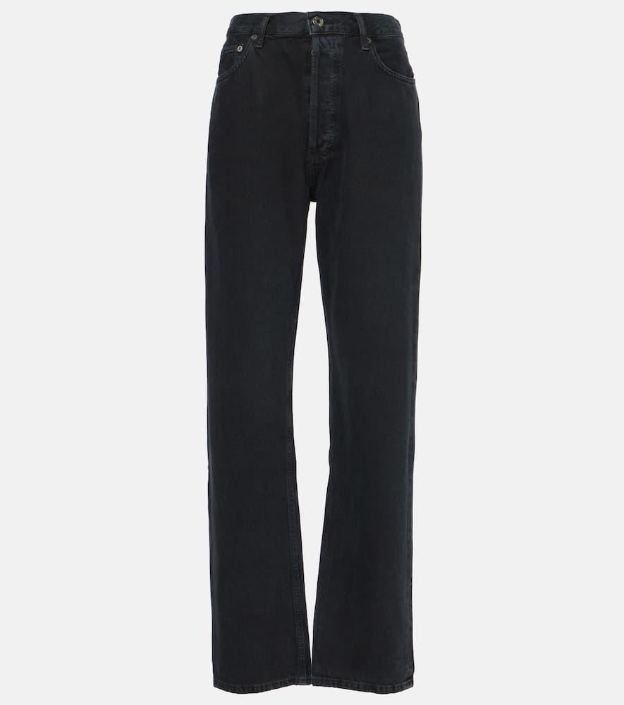 AGOLDE '90s Pinch Waist High-rise Straight Jeans In Schwarz Product Image