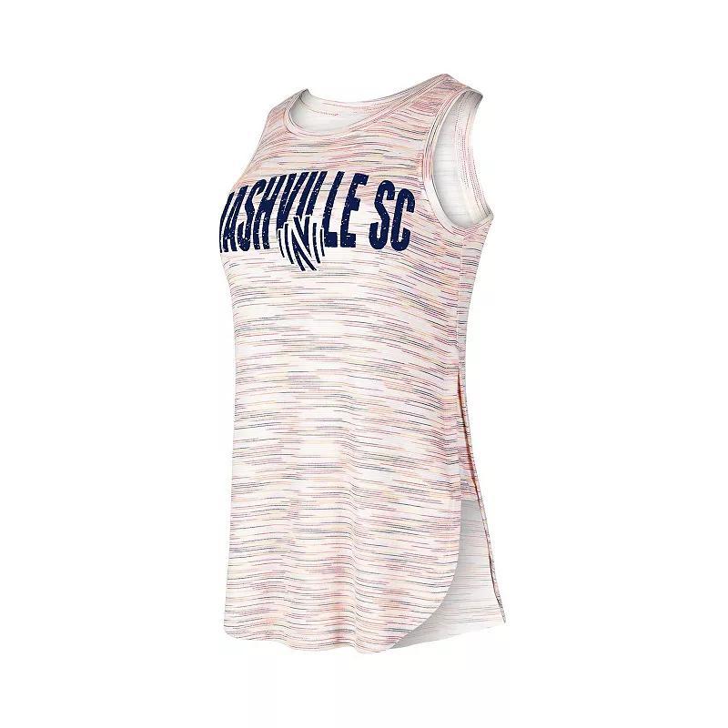 Womens Concepts Sport White Nashville SC Sunray Tank Top Product Image