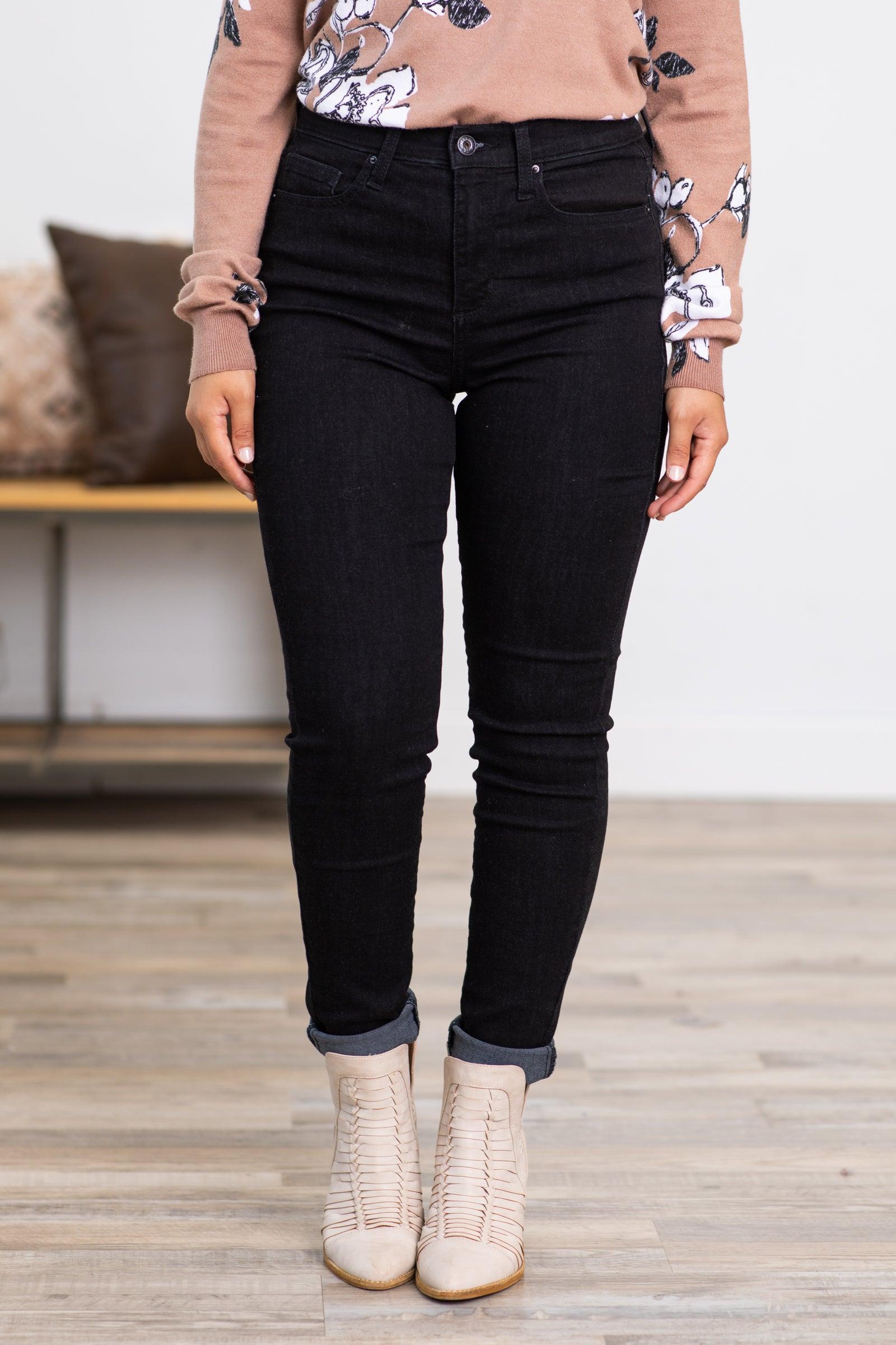 Sneak Peek Black Classic Skinny Jeans Product Image