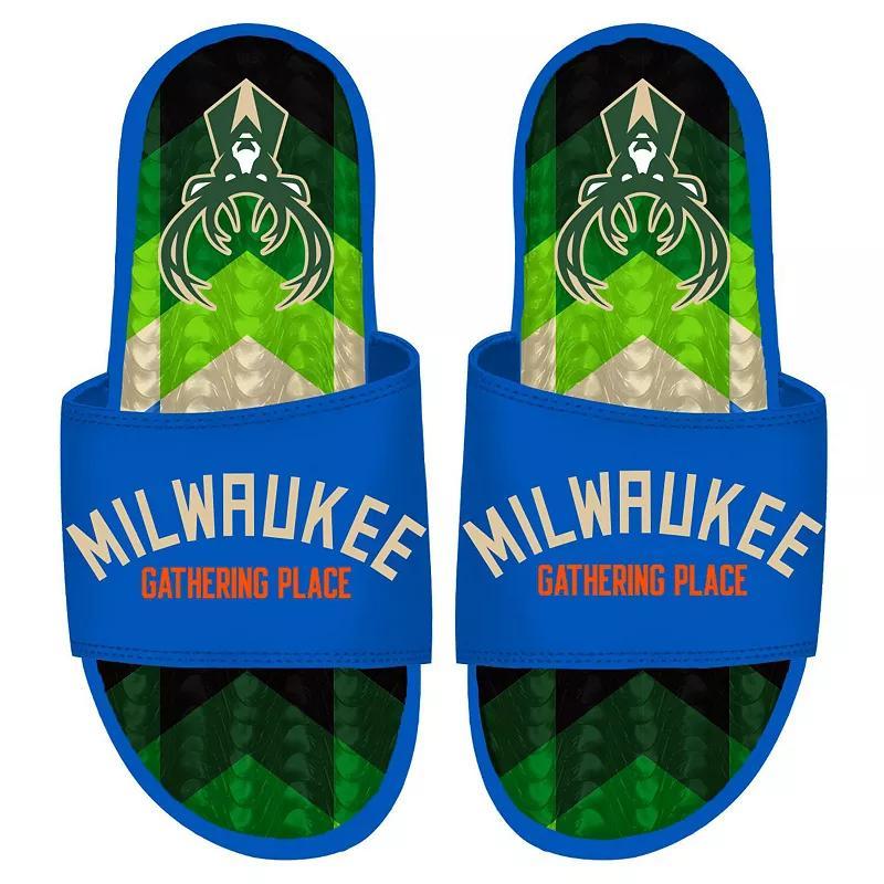 ISlide Royal Milwaukee Bucks 2022/23 City Edition Gel Slide Sandals, Mens Product Image