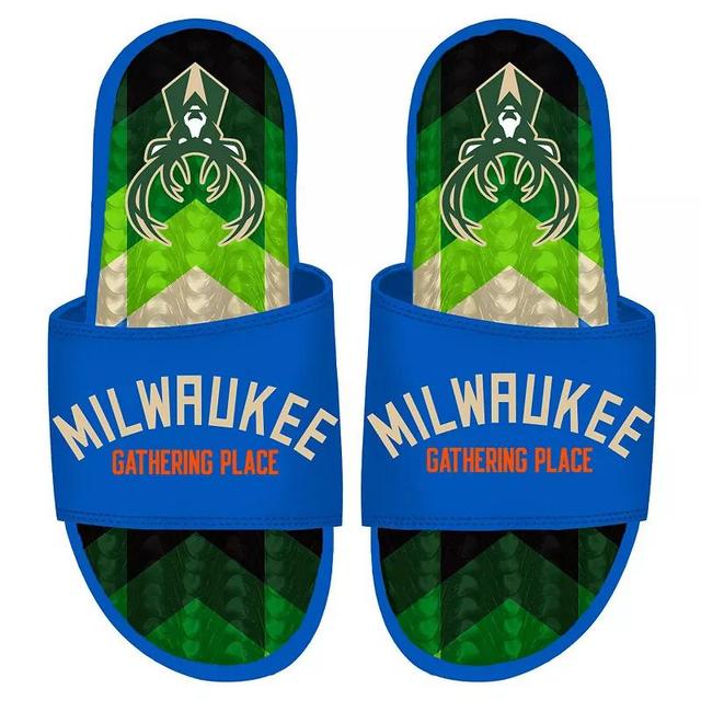 ISlide Royal Milwaukee Bucks 2022/23 City Edition Gel Slide Sandals, Mens Product Image