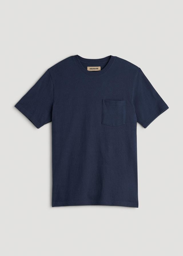 LJ&S Workwear Pocket T-Shirt for Tall Men in Midnight Navy Male Product Image