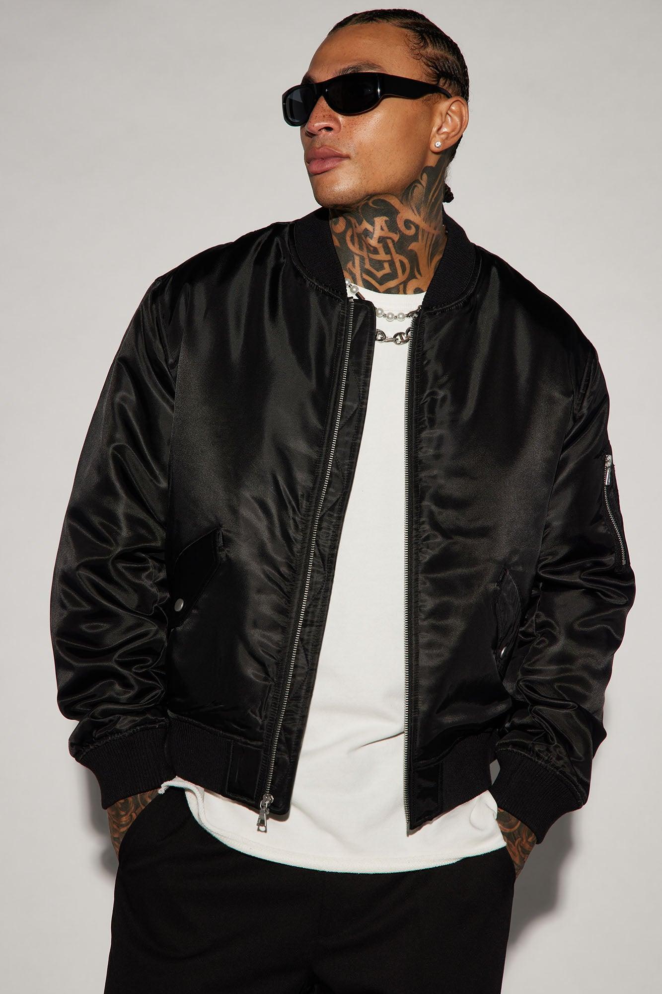 Classic Bomber Jacket - Black Product Image