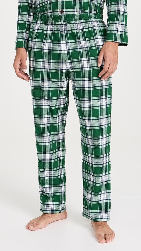 Eberjey Plaid Flannel Long PJ Set | Shopbop Product Image