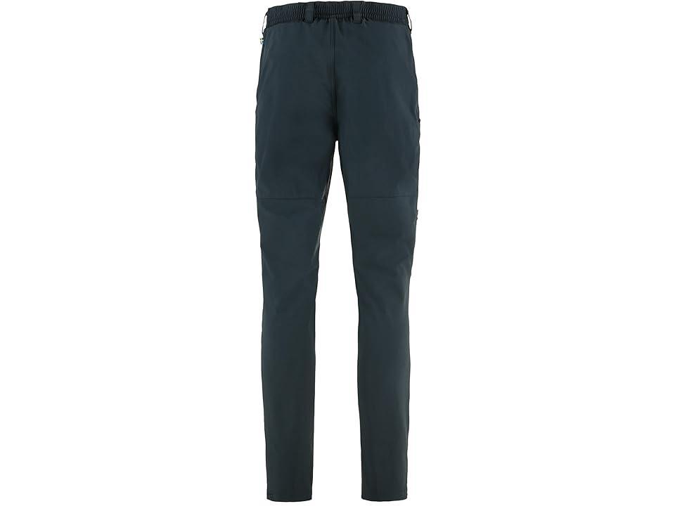 Fjallraven Abisko Trail Stretch Trousers (Dark ) Men's Casual Pants Product Image