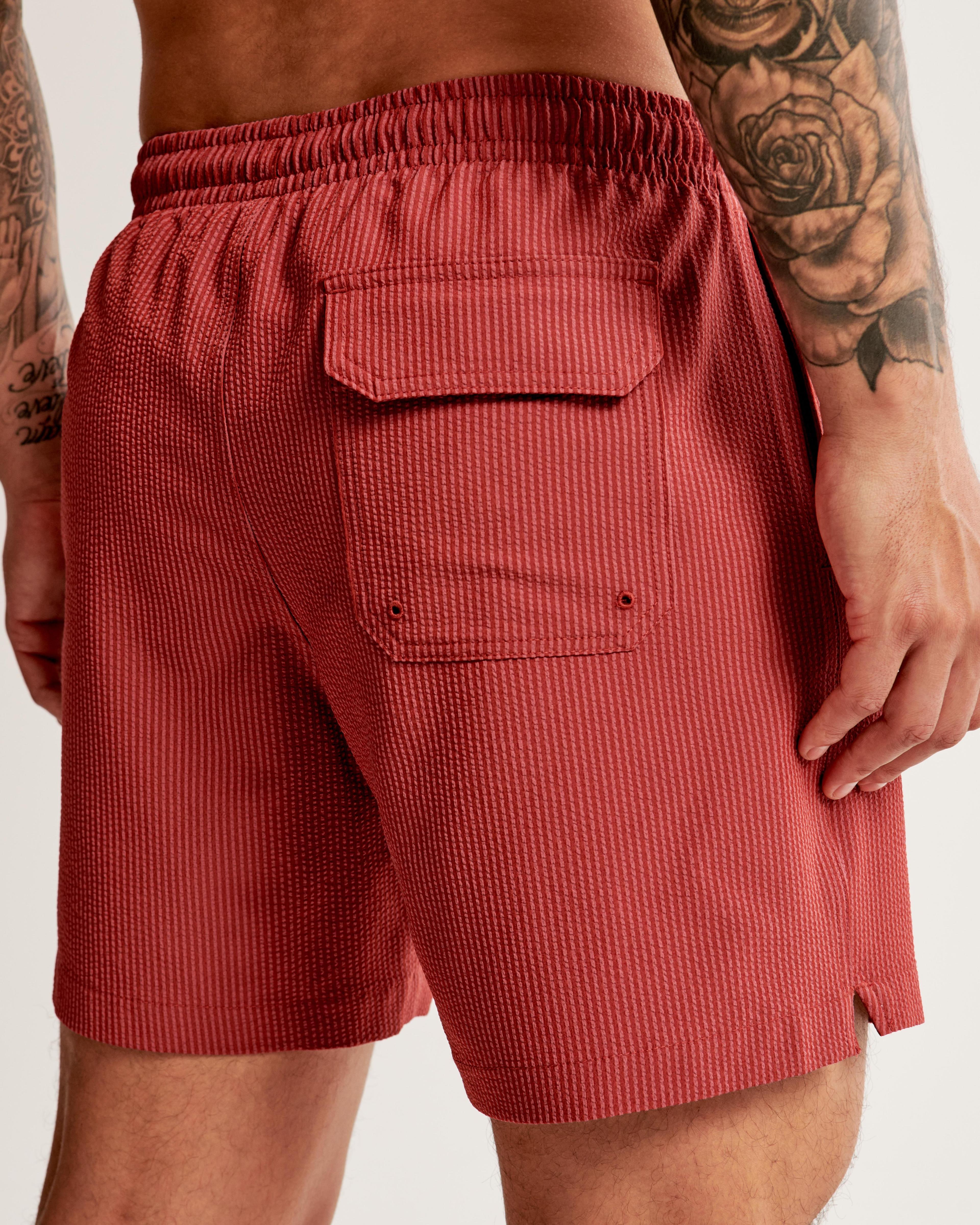 Pull-On Seersucker Swim Trunk Product Image