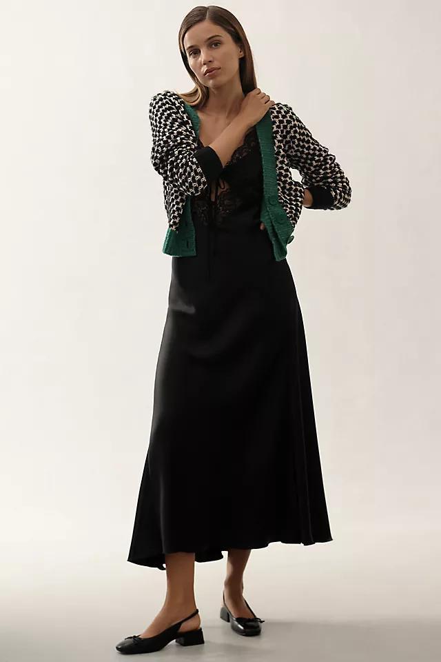 Maeve Cropped Cardigan Sweater Product Image