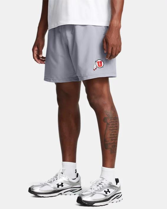 Mens UA Woven Collegiate Graphic Shorts Product Image