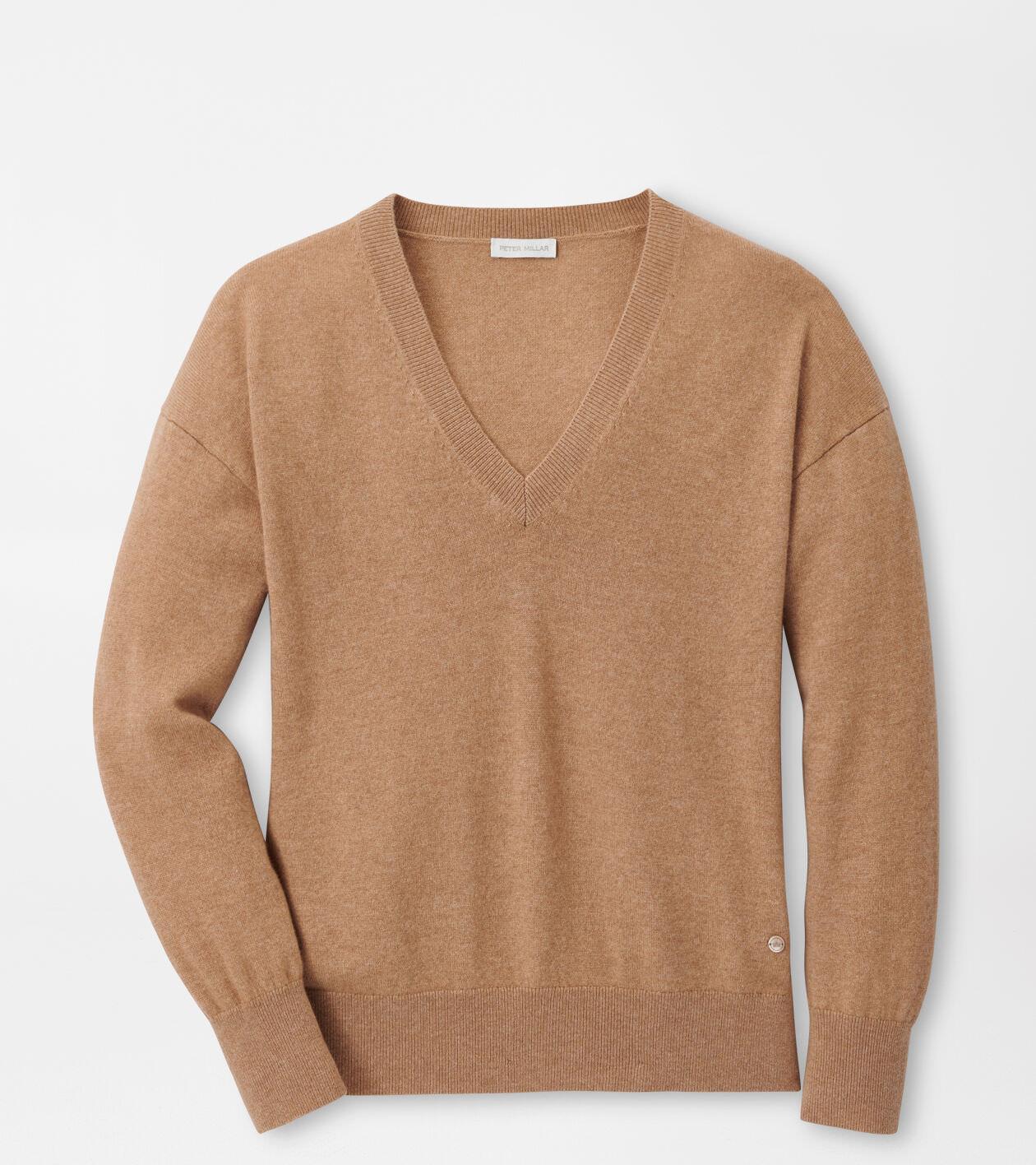 Women's Artisan Crafted Cashmere V-Neck Sweater Product Image