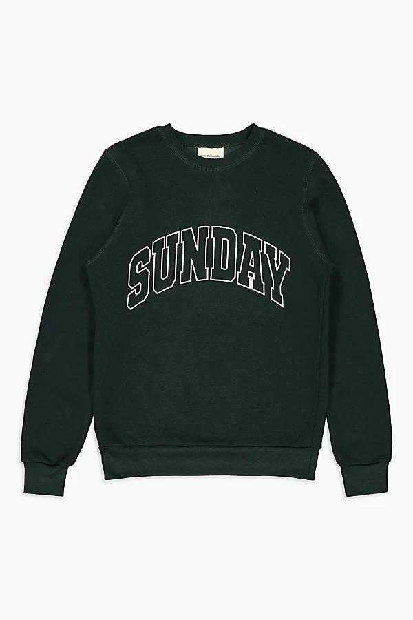 Good for Sunday Bamboo Collegiate Crewneck Top Womens at Urban Outfitters Product Image