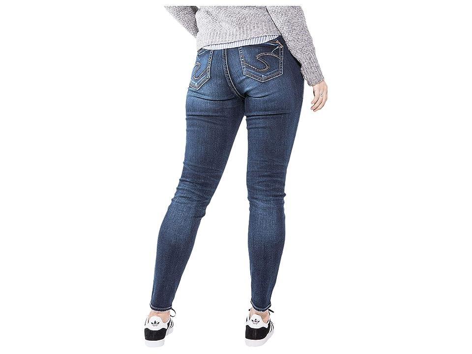 Silver Jeans Womens Suki Skinny Jean Blue Pants 24W-31 Product Image