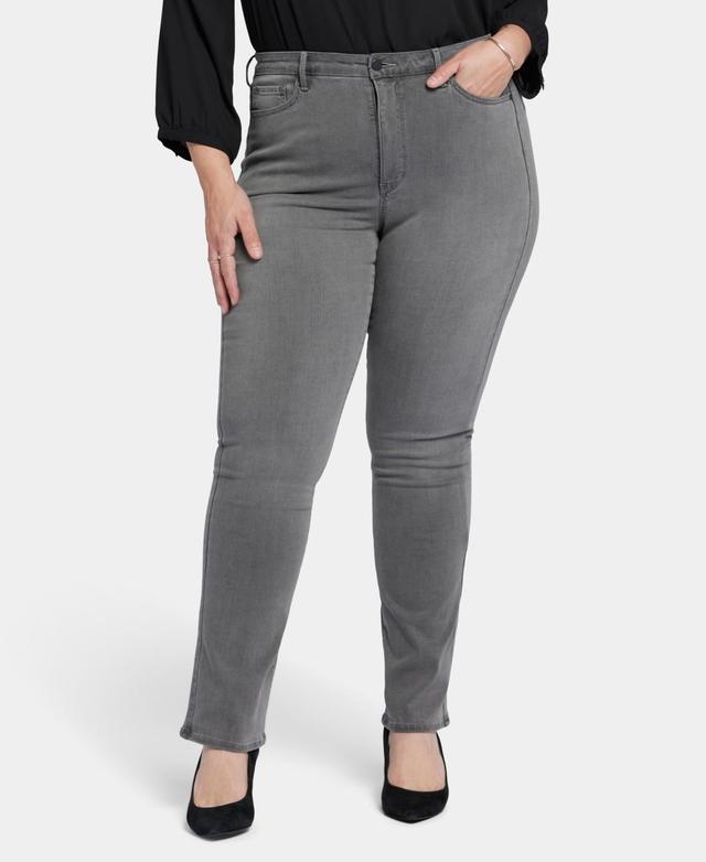 Nydj Plus Size High Rise Billie Slim Bootcut Jeans Product Image