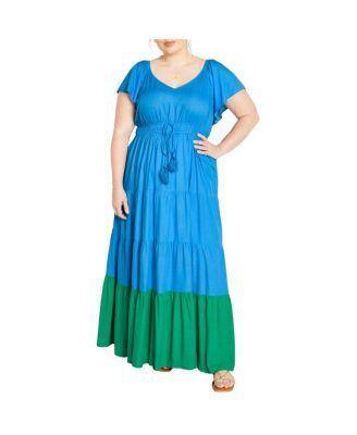 Plus Size Colour Pop Dress Product Image