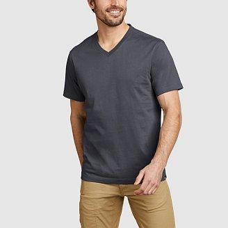 Men's Legend Wash Classic Short-Sleeve 100% Cotton V-Neck T-Shirt Product Image