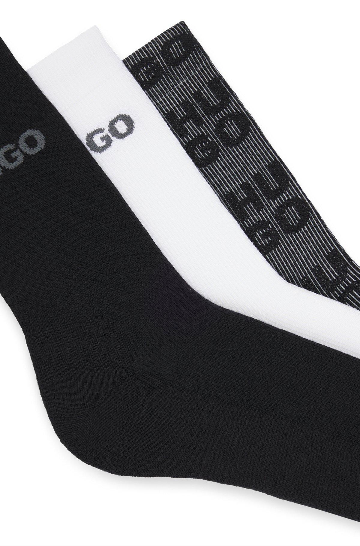 Three-pack of short-length logo socks Product Image