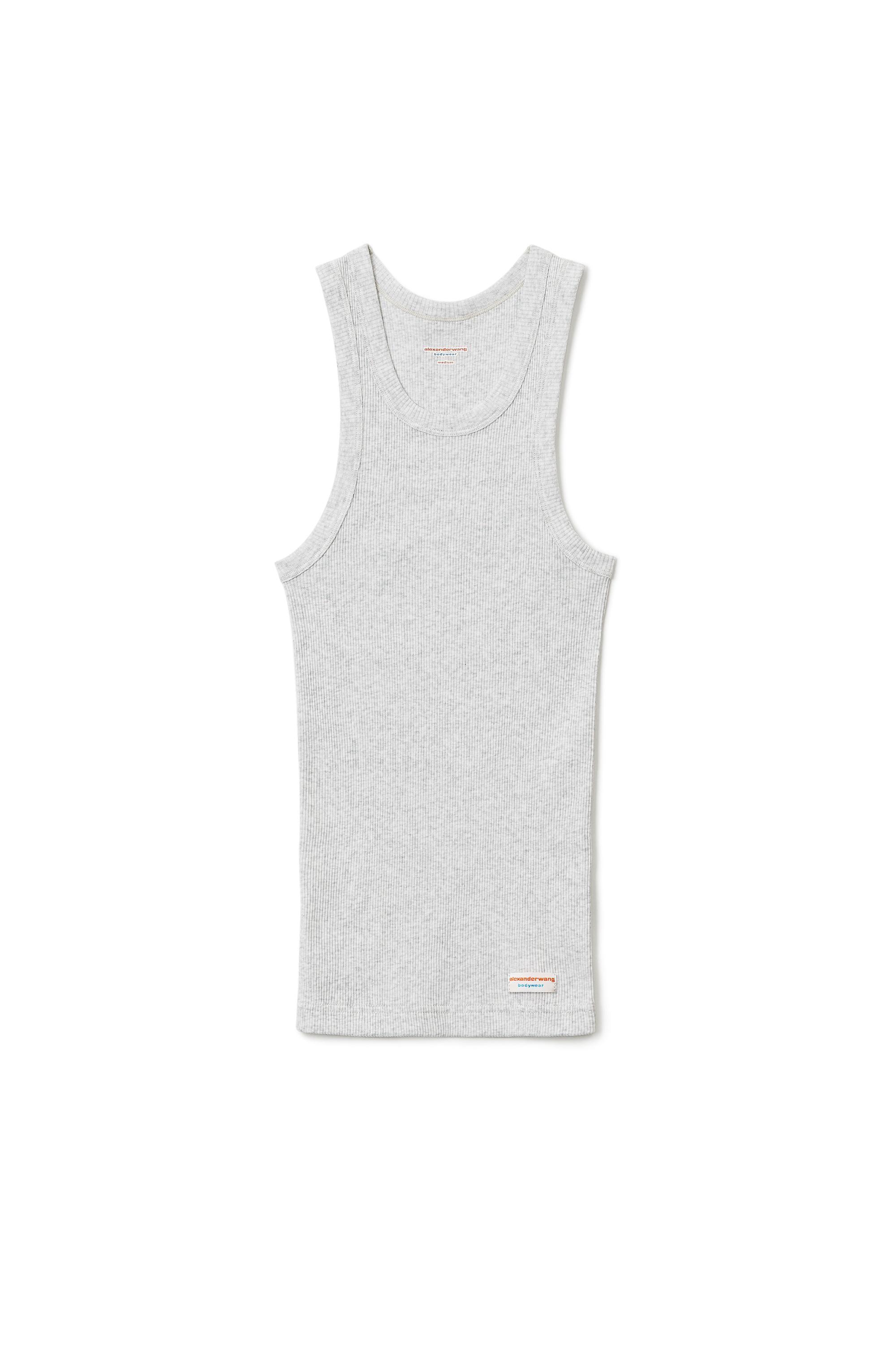 Men's Tank In Ribbed Cotton Jersey Product Image