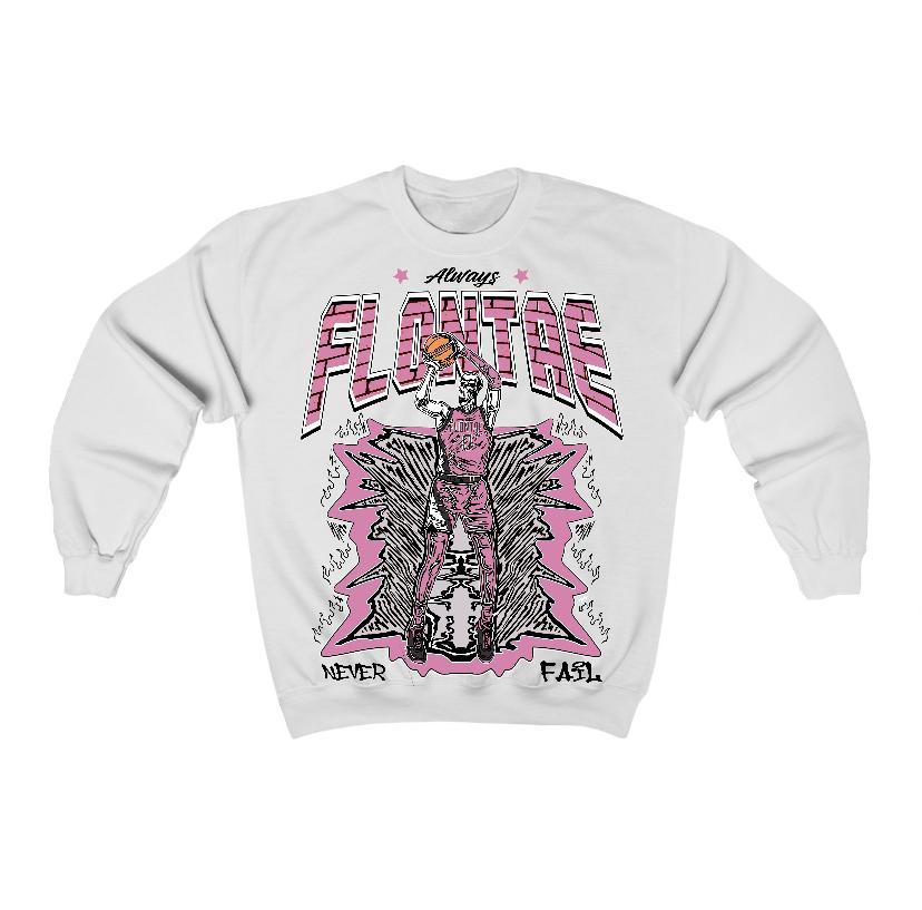 Orchid 4s Flontae Sweatshirt Never Fail Graphic Product Image