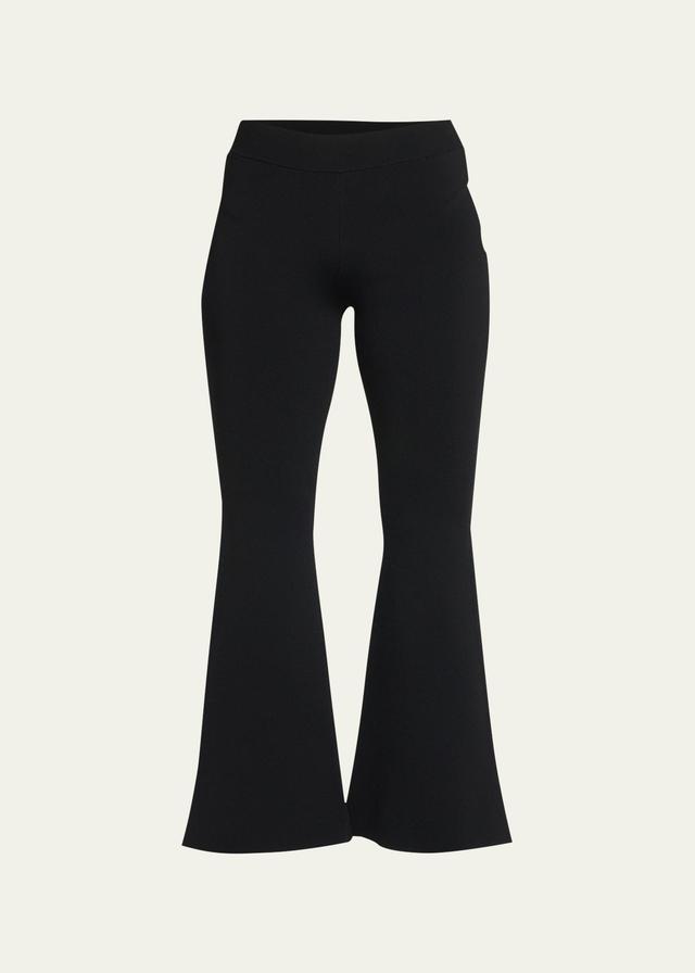 Stella McCartney Compact Knit Kick Flare Pants Product Image