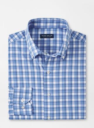 Mens Joplin Plaid Performance Poplin Sport Shirt Product Image