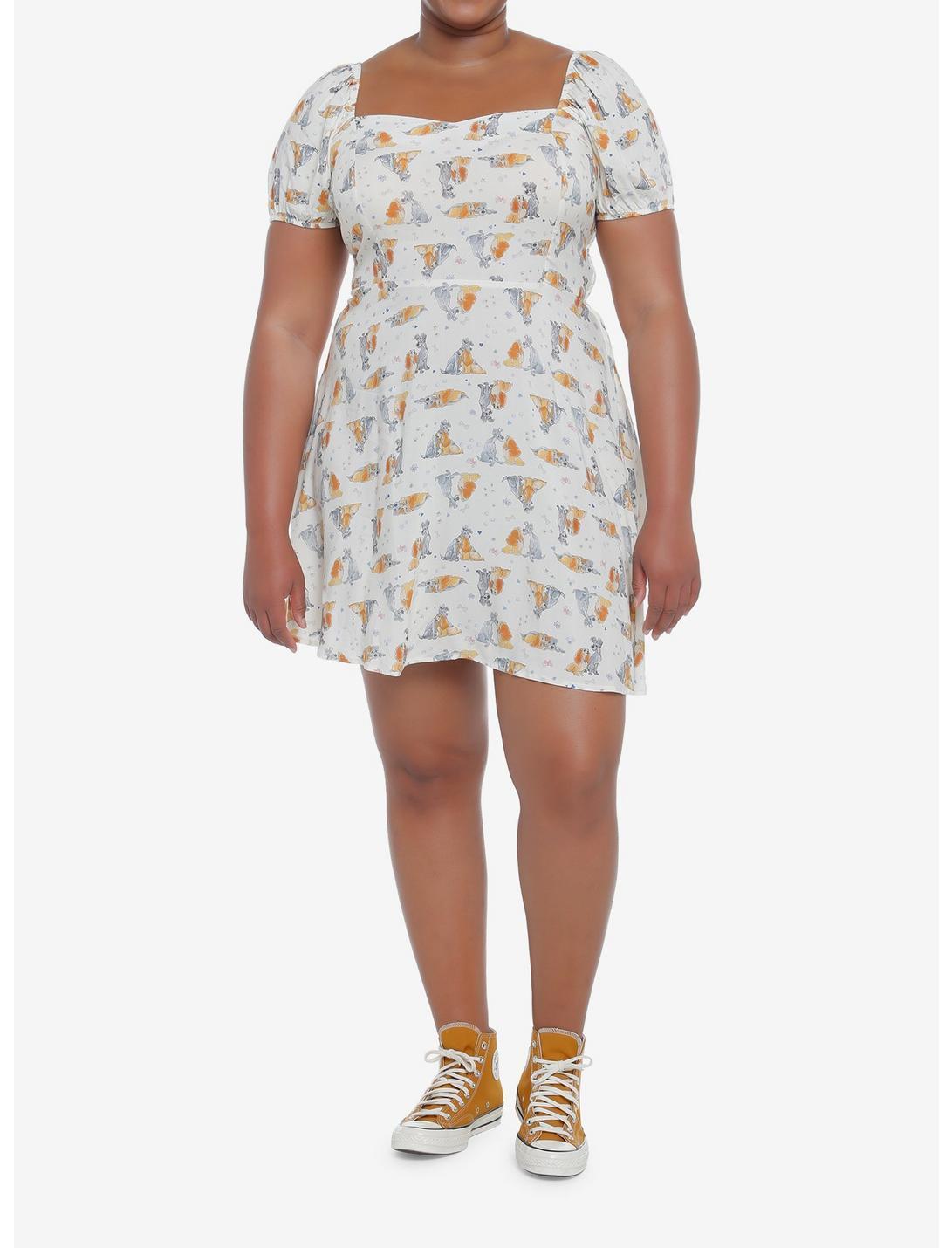 Disney Lady And The Tramp Sweetheart Dress Plus Size Product Image