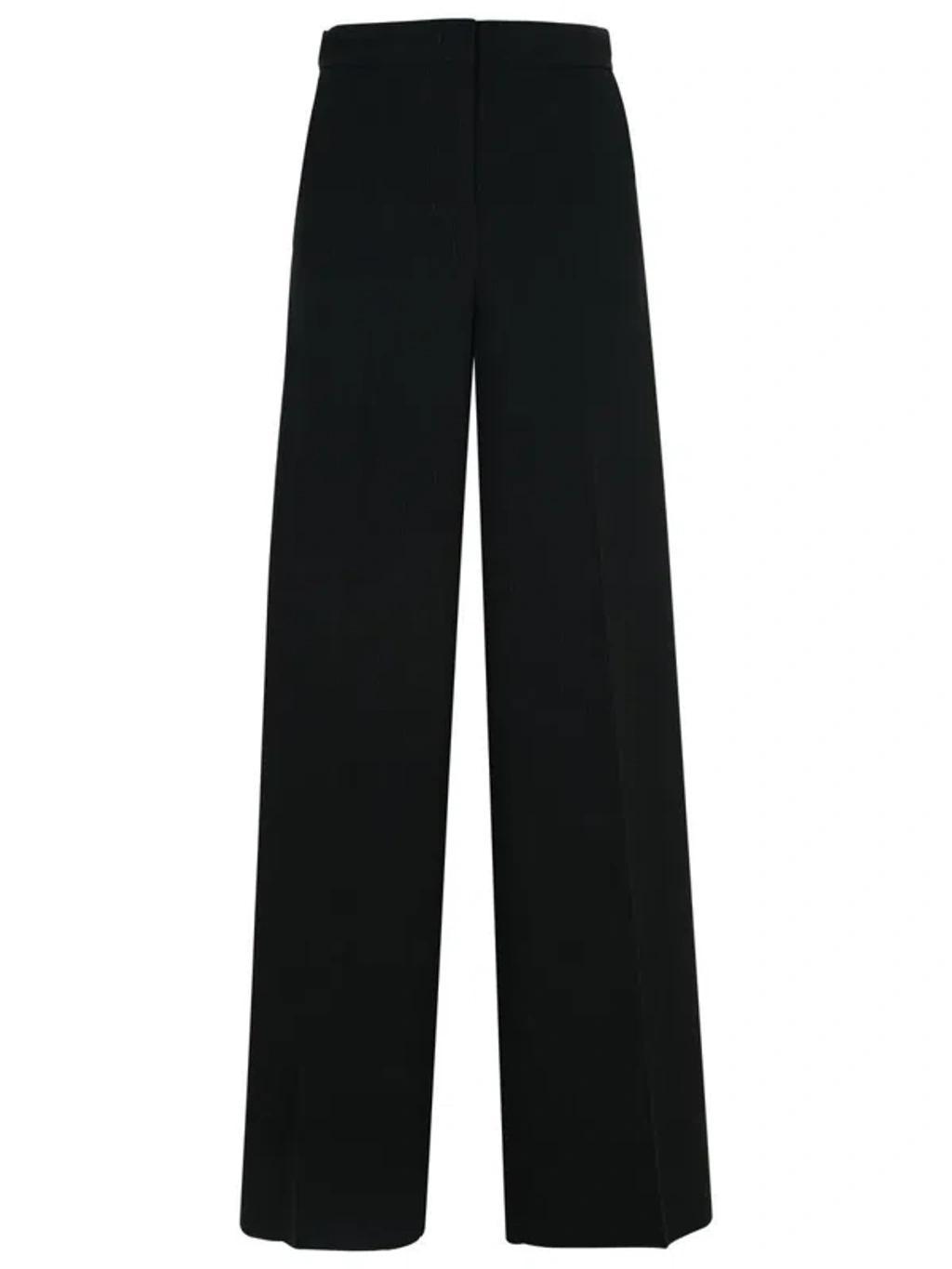 MAX MARA Leccio Black Triacetate Blend Pants Product Image