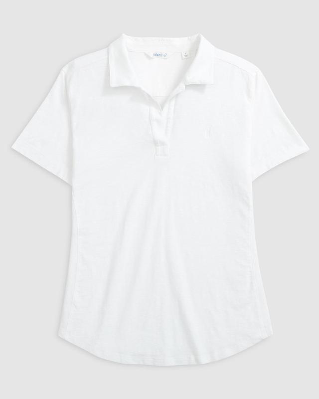 Sadie Cotton Blend Polo Female Product Image