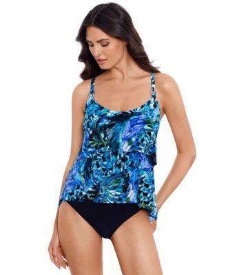 Magicsuit Womens Chanticler Printed Tankini Top Shirred Bikini Bottoms Product Image