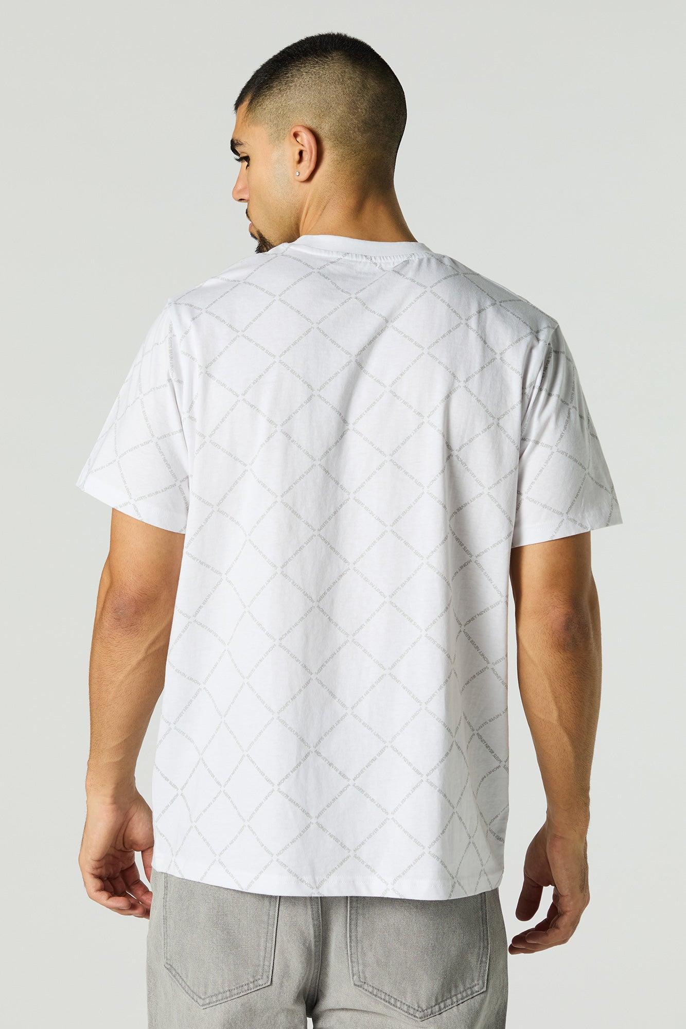 Monogram Print T-Shirt Male Product Image