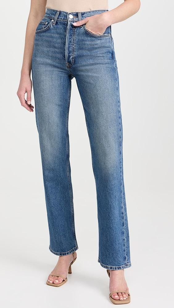 EB Denim High Rise Straight Jeans | Shopbop product image