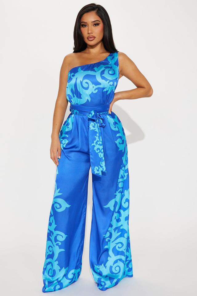 Rhodes Jumpsuit - Blue Product Image