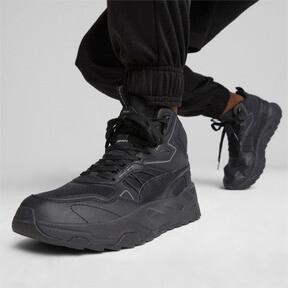 PUMA Trinity Mid Hybrid Men's Sneakers in Black/Cool Dark Grey Product Image