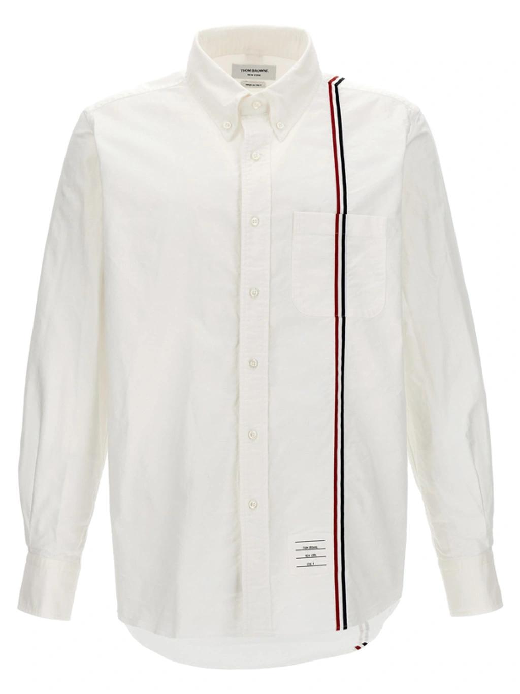 Straight Fit Shirt, Blouse White Product Image