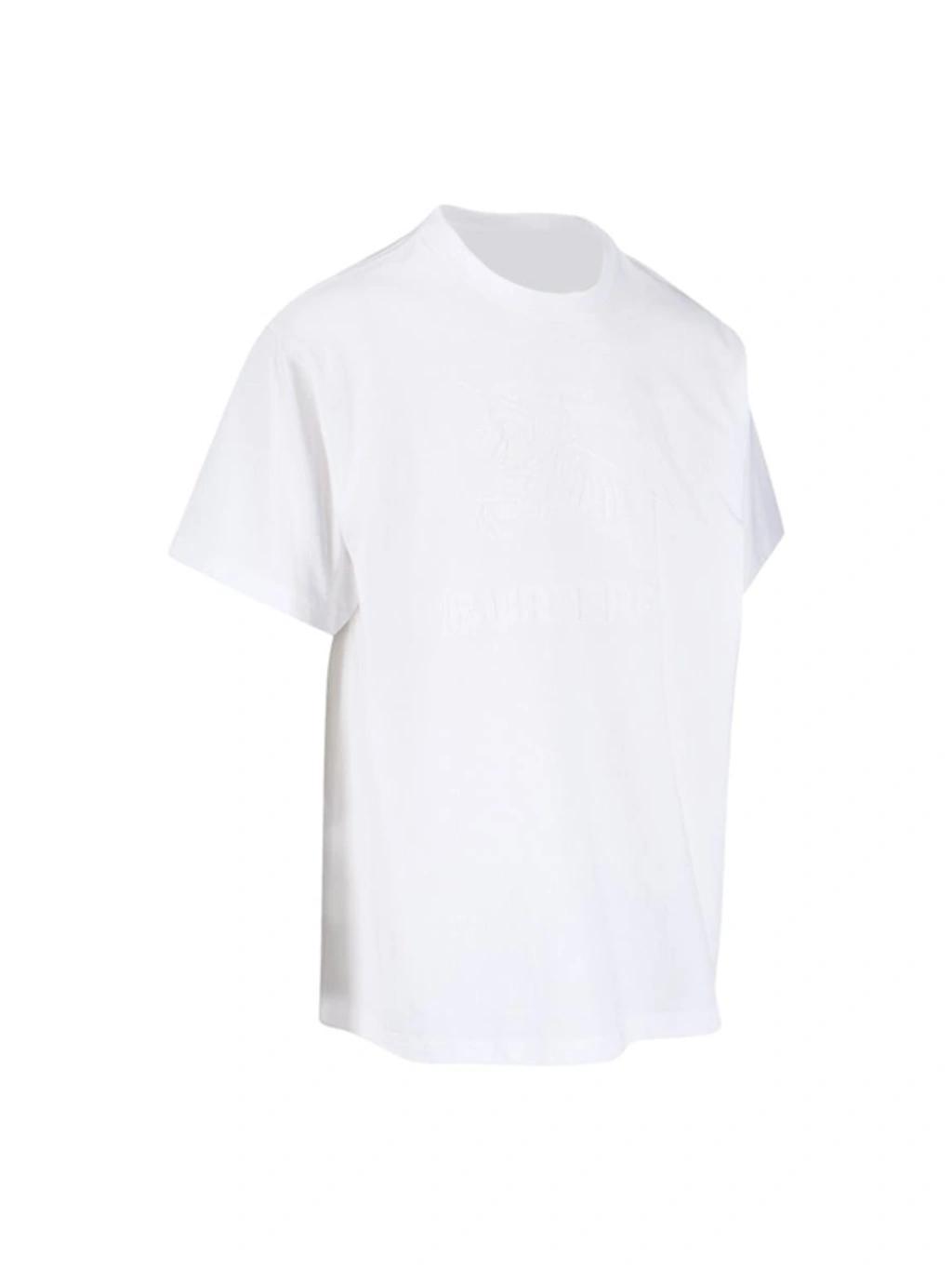 Logo-embossed Crew-neck T-shirt In White Product Image