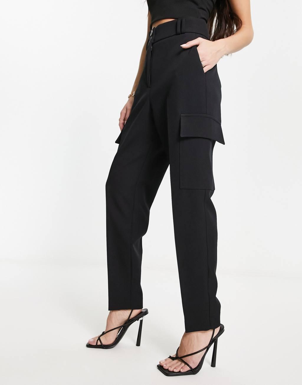 River Island utility cigarette pants Product Image