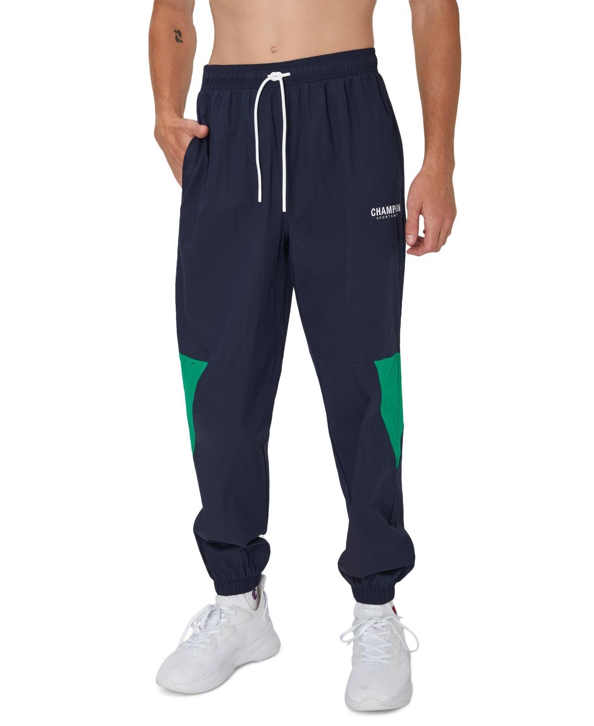 Champion Mens Lightweight Stretch Woven Pants - Navy/ Product Image