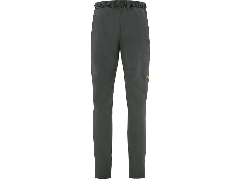 Fjallraven Abisko Trail Stretch Trousers (Dark Grey) Men's Casual Pants Product Image