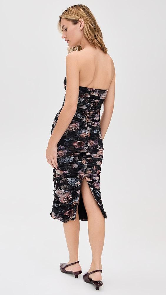 L'AGENCE Caprice Strapless Midi Dress | Shopbop Product Image